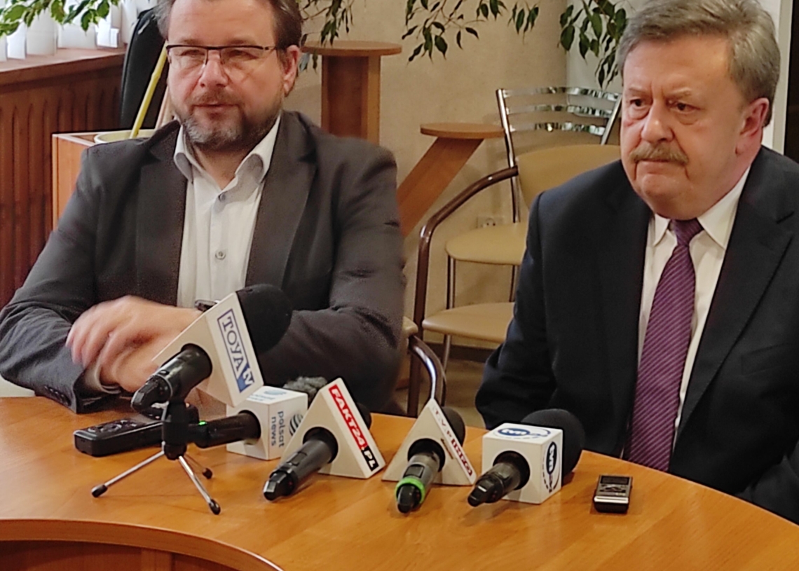 Pożar w szpitalu na Okólnej w Łodzi