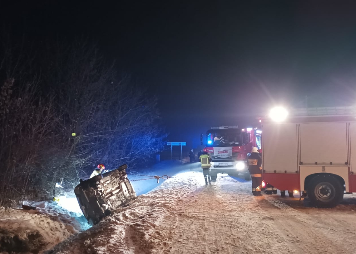 Wypadek w gminie Szadek