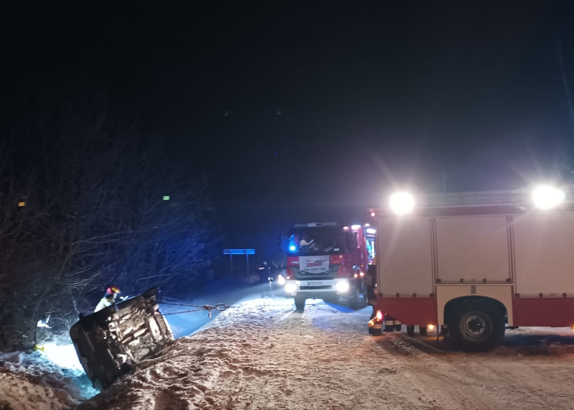 Wypadek w gminie Szadek