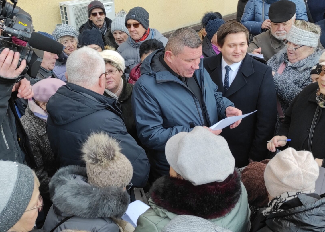 Protesty w sprawie czynszu w Łasku