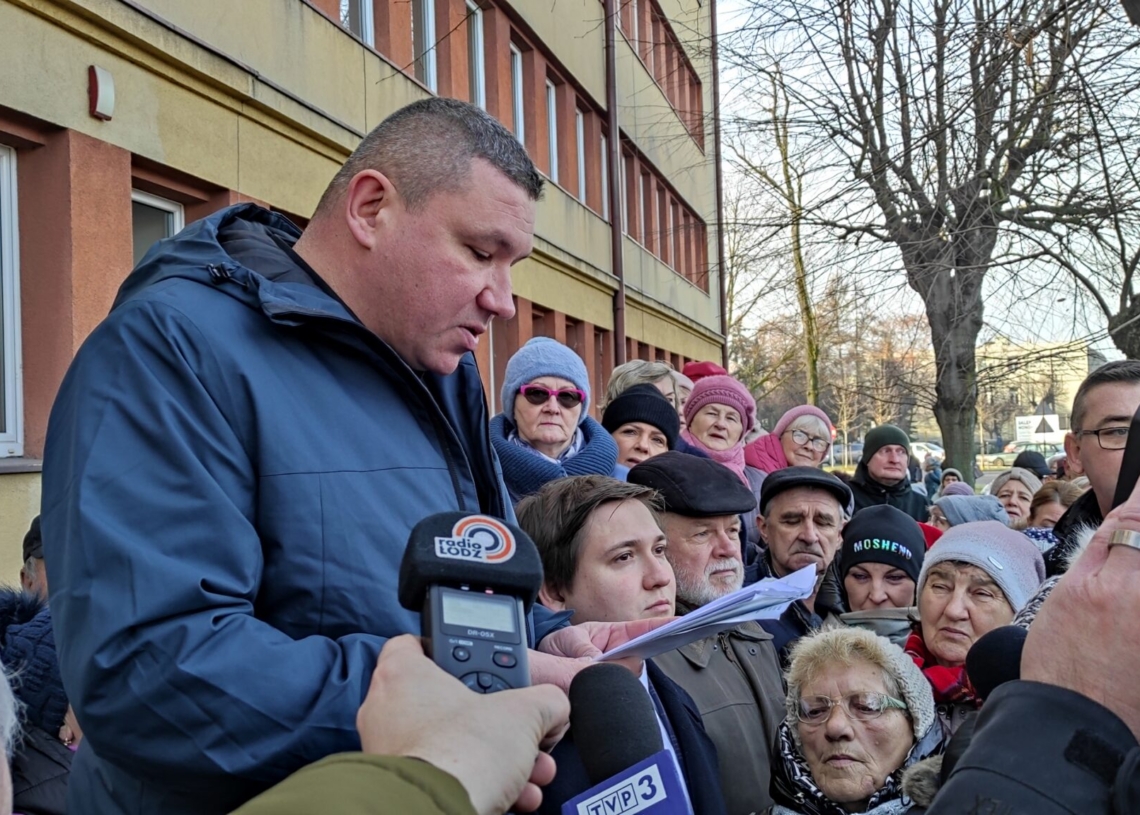 Protesty w sprawie czynszu w Łasku