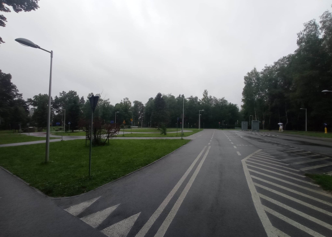 Miasteczko ruchu drogowego w Sierakowicach Prawych jeszcze w 2023 roku 1 Miasteczko ruchu drogowego