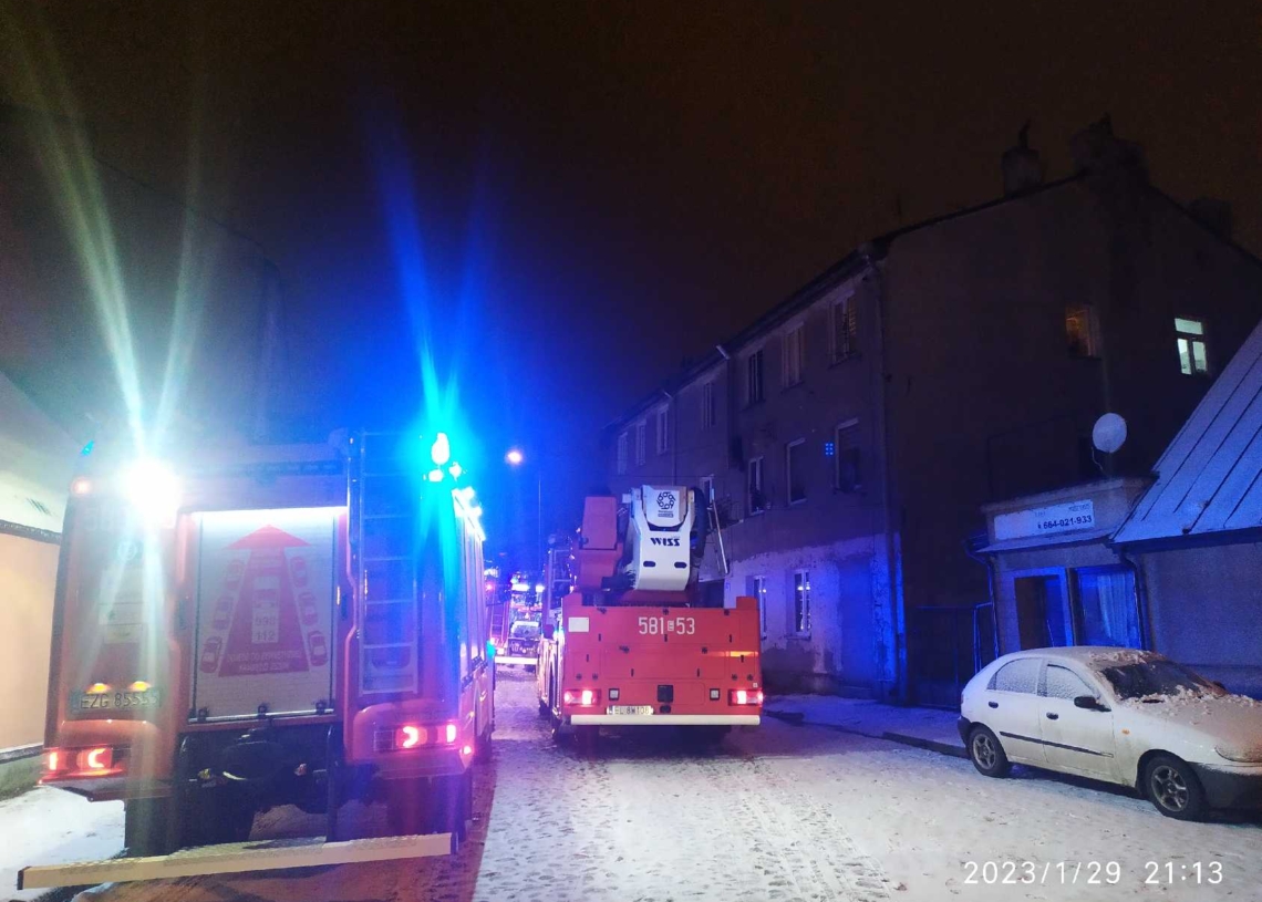 Pożar mieszkania w Zgierzu. Nie żyje 60-letni mężczyna
