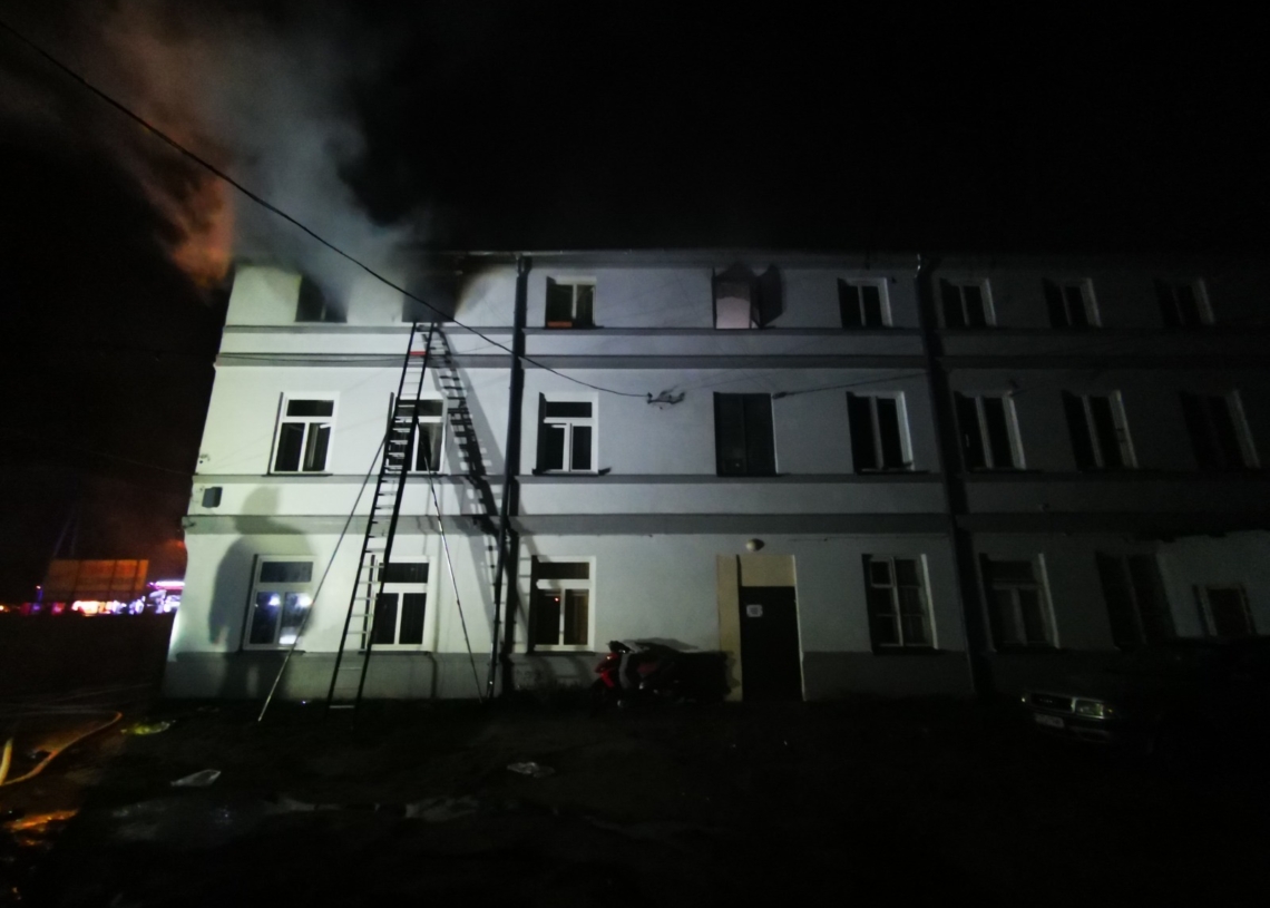 Pożar mieszkania Zduńska Wola