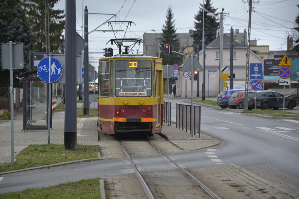 zatrzymanie ruchu tramwajowego w Zgierzu