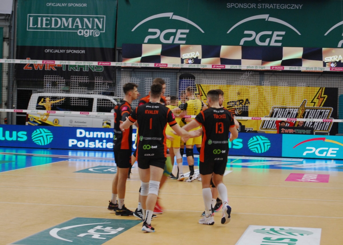 PGE Skra Bełchatów przegrała 0:3 z Barkomem Każany Lwów