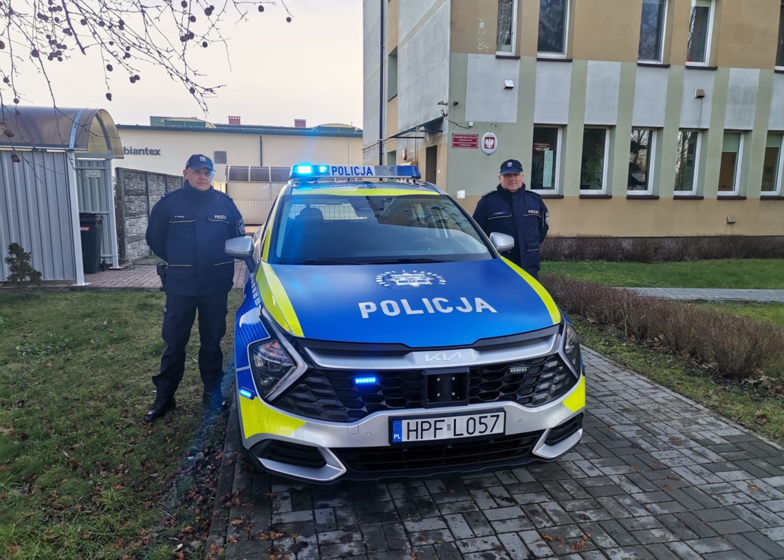 Nowy radiowóz w Ksawerowie