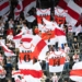 Doping kibiców ŁKS-u Commercecon Łódź w meczu z Fenerbahce Opet Stambuł