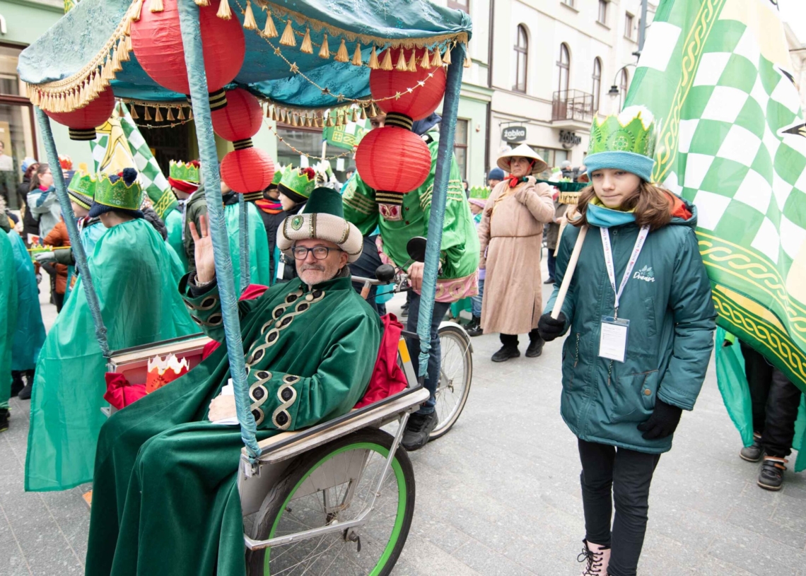 Orszak Trzech Króli 2023 w Łodzi