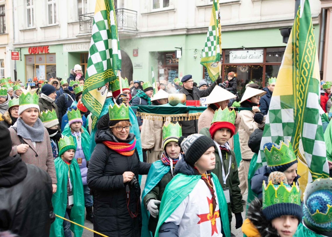 Orszak Trzech Króli 2023 w Łodzi