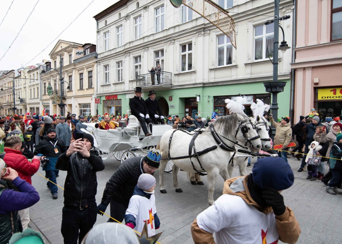 Orszak Trzech Króli 2023 w Łodzi