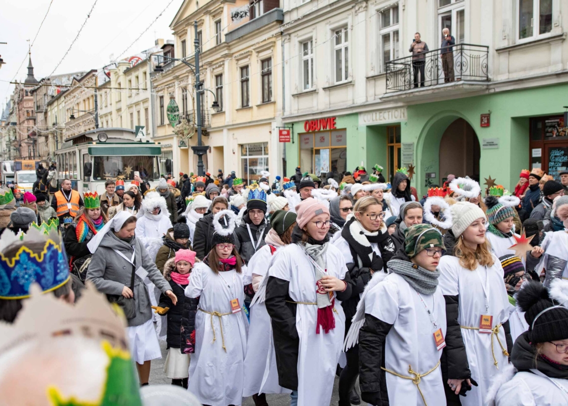 Orszak Trzech Króli 2023 w Łodzi