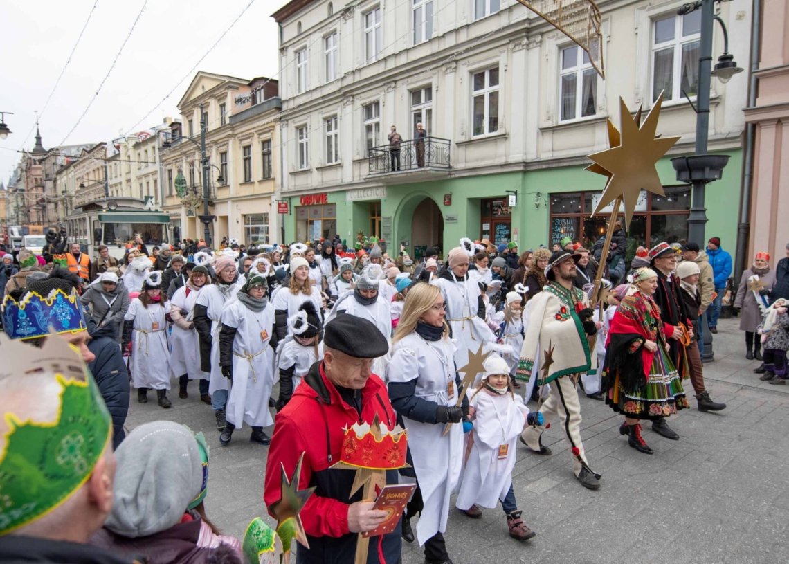 Orszak Trzech Króli 2023 w Łodzi