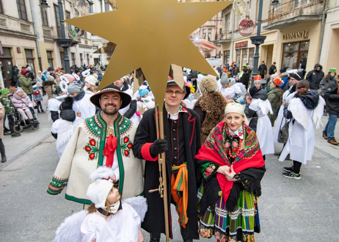 Orszak Trzech Króli 2023 w Łodzi