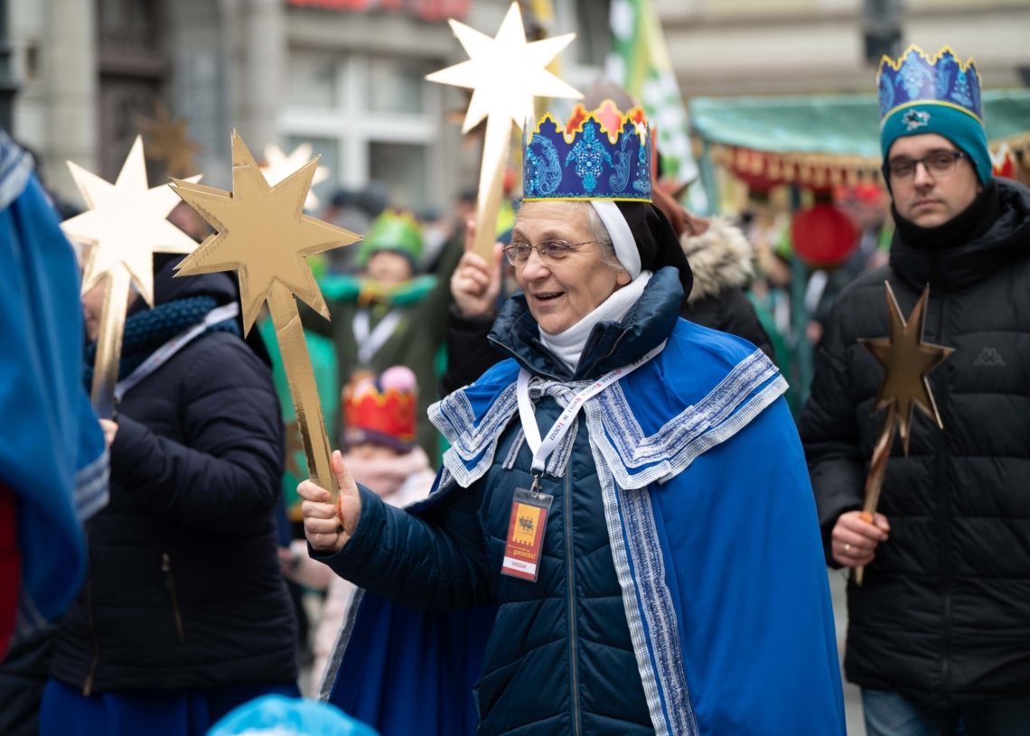 Orszak Trzech Króli 2023 w Łodzi