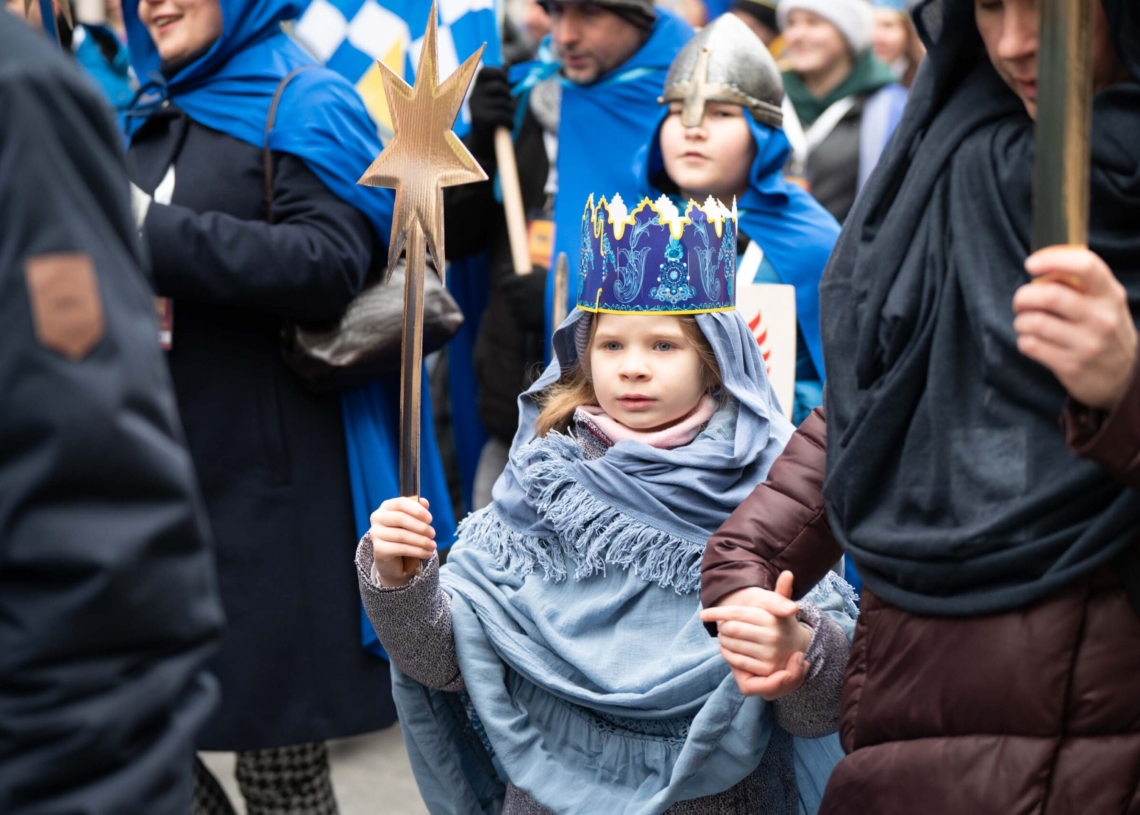 Orszak Trzech Króli 2023 w Łodzi