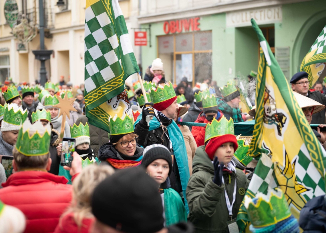 Orszak Trzech Króli 2023 w Łodzi