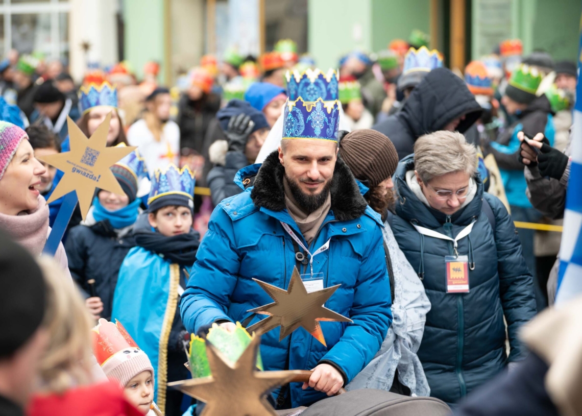 Orszak Trzech Króli 2023 w Łodzi