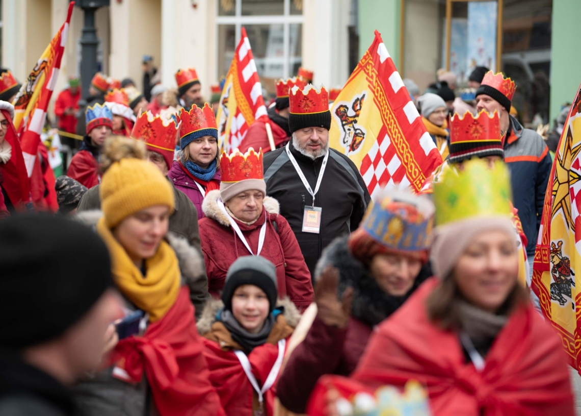 Orszak Trzech Króli 2023 w Łodzi