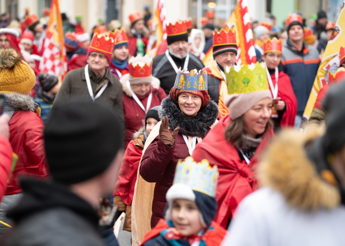 Orszak Trzech Króli 2023 w Łodzi