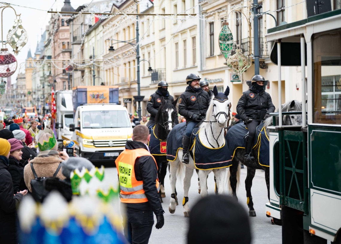 Orszak Trzech Króli 2023 w Łodzi
