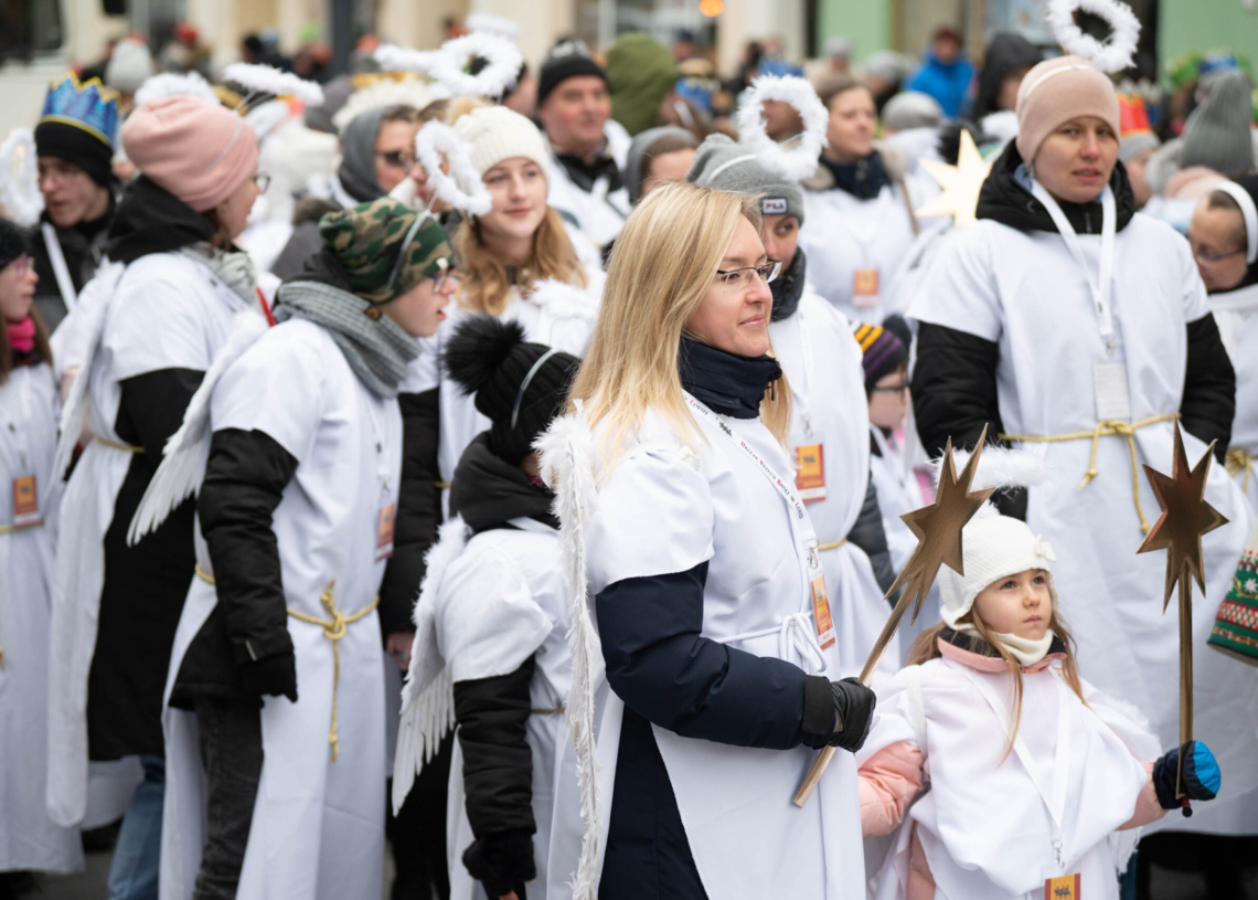 Orszak Trzech Króli 2023 w Łodzi