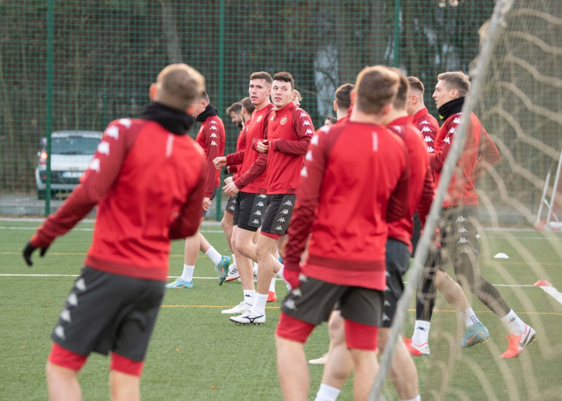 Pierwszy trening Widzewa w 2023 roku