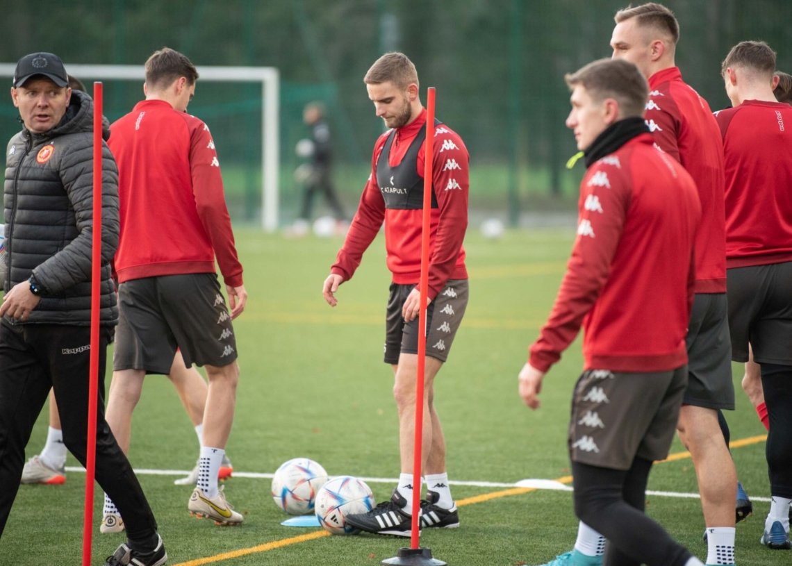 Pierwszy trening Widzewa w 2023 roku