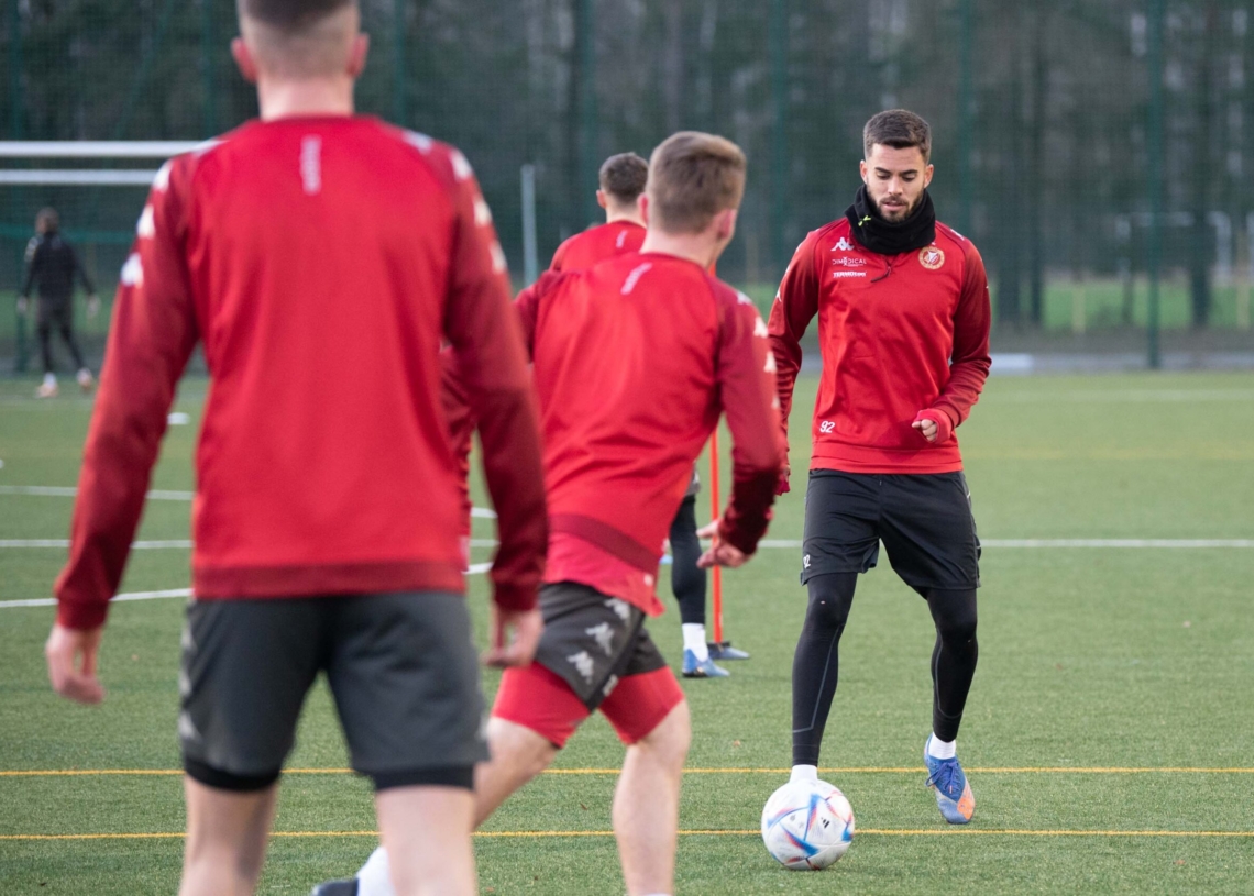 Pierwszy trening Widzewa w 2023 roku