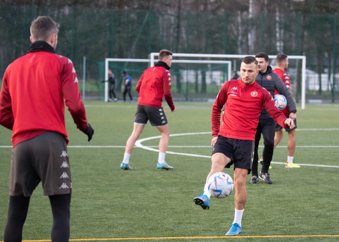 Pierwszy trening Widzewa w 2023 roku
