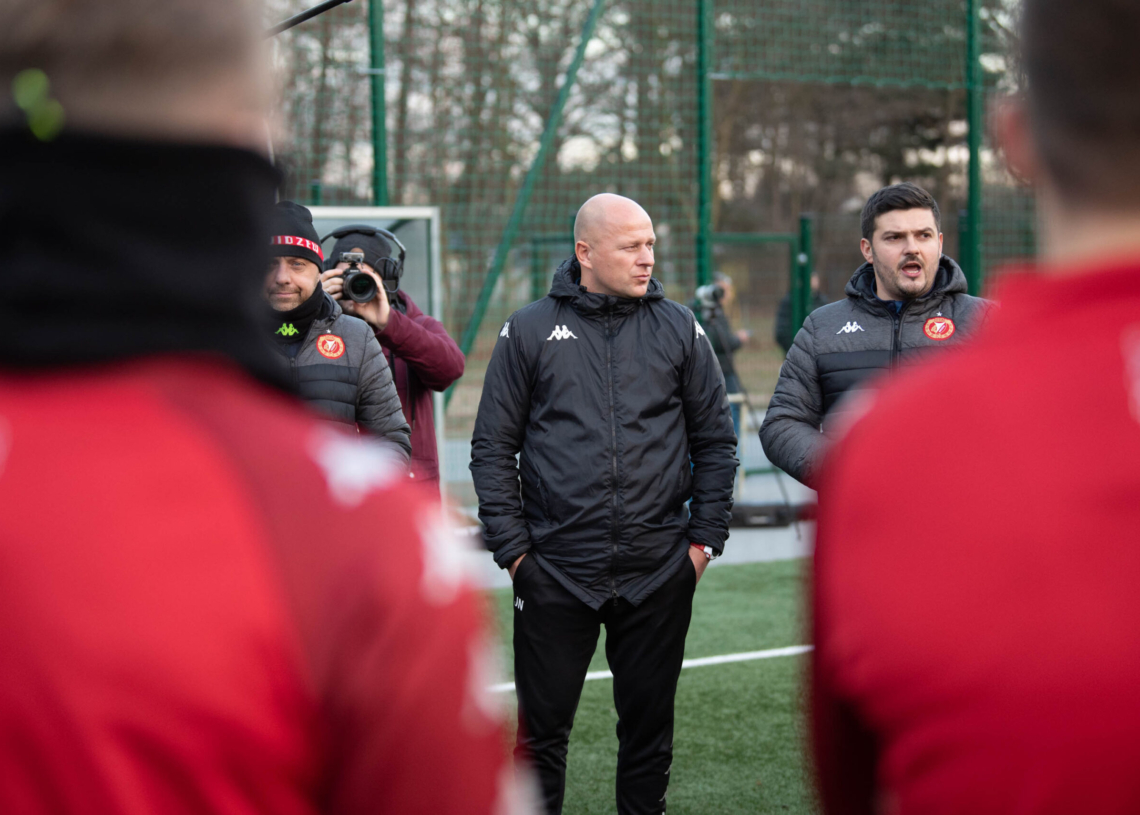 Pierwszy trening Widzewa w 2023 roku