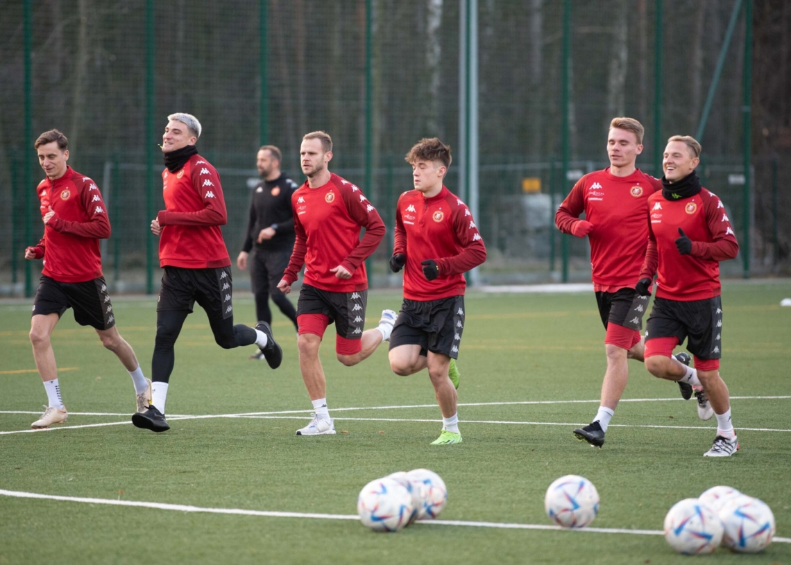 Pierwszy trening Widzewa w 2023 roku