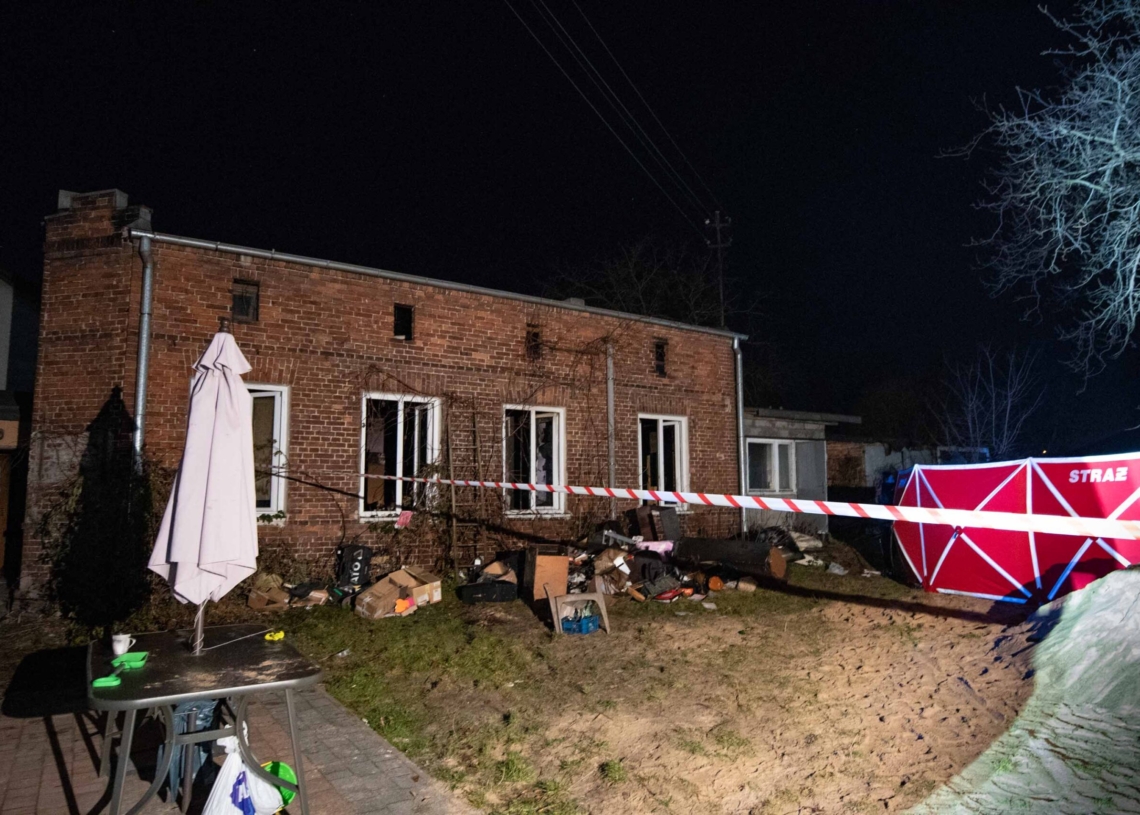 Śmiertelny pożar w Aleksandrowie Łódzkim