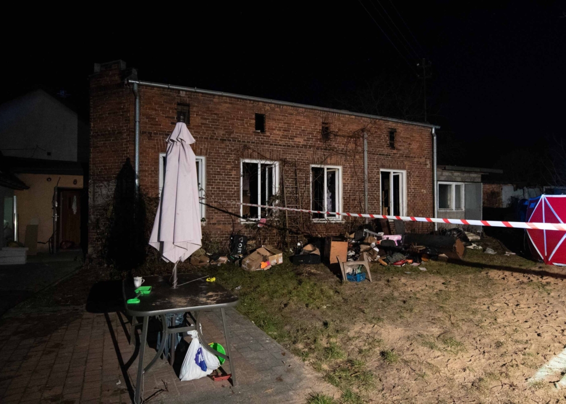 Śmiertelny pożar w Aleksandrowie Łódzkim