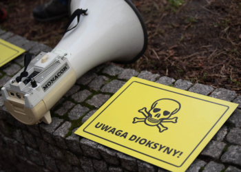 Protest przeciwko spalarni na Widzewie