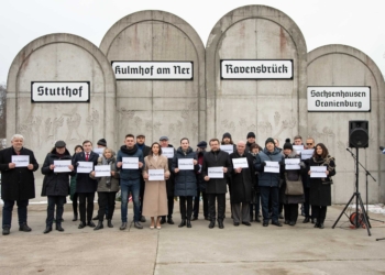 78. rocznica wyzwolenia obozu Auschwitz-Birkenau, Stacja Radegast w Łodzi