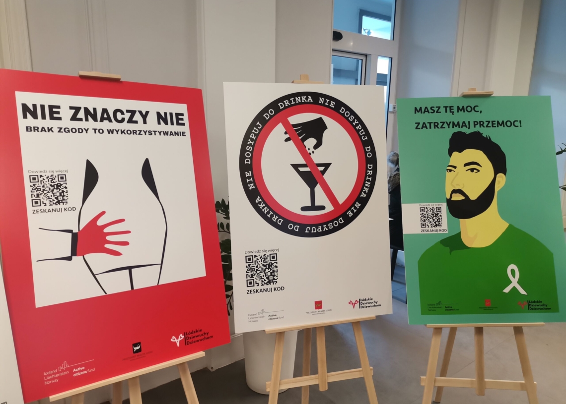 Masz tę moc, zatrzymaj przemoc! Kampania przeciwdziałania przemocy ze względu na płeć 1 Masz tę moc, zatrzymaj przemoc - kampania w Łodzi