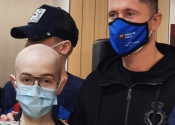 Patryk Wysmyk spotkał się z Robertem Lewandowskim