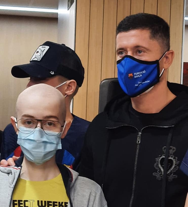 Patryk Wysmyk spotkał się w Barcelonie z Robertem Lewandowskim 1 Patryk Wysmyk spotkał się z Robertem Lewandowskim