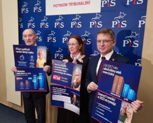 Posłowie PiS w Łódzkiem o emeryturach