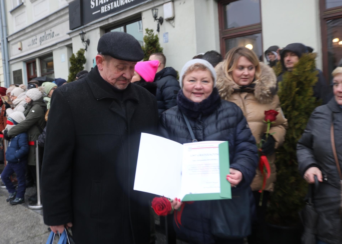 Przysięga nowych żołnierzy obrony terytorialnej w Piotrkowie