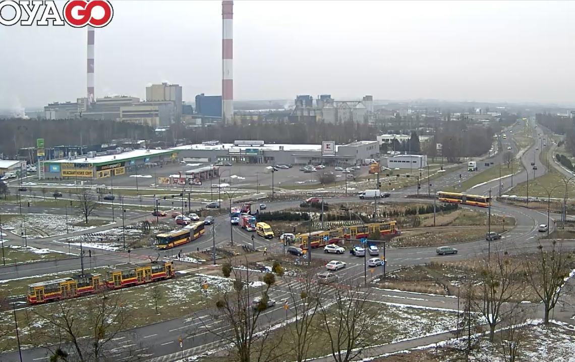 tramwaje nie jeżdżą na Zarzew