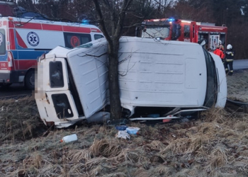 Ślisko na drogach w Łódzkiem