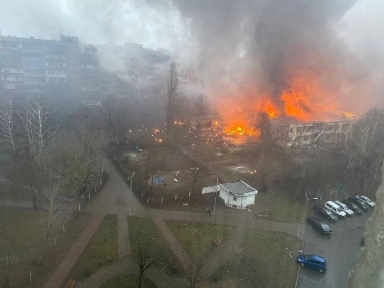 Wojna na Ukrainie. 329. dzień rosyjskiej inwazji. Tragiczna śmierć kierownictwa ukraińskiego MSW 1 Wojna na Ukrainie. 329. dzień rosyjskiej inwazji - Browary