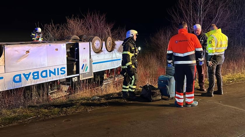 Wypadek polskiego autokaru