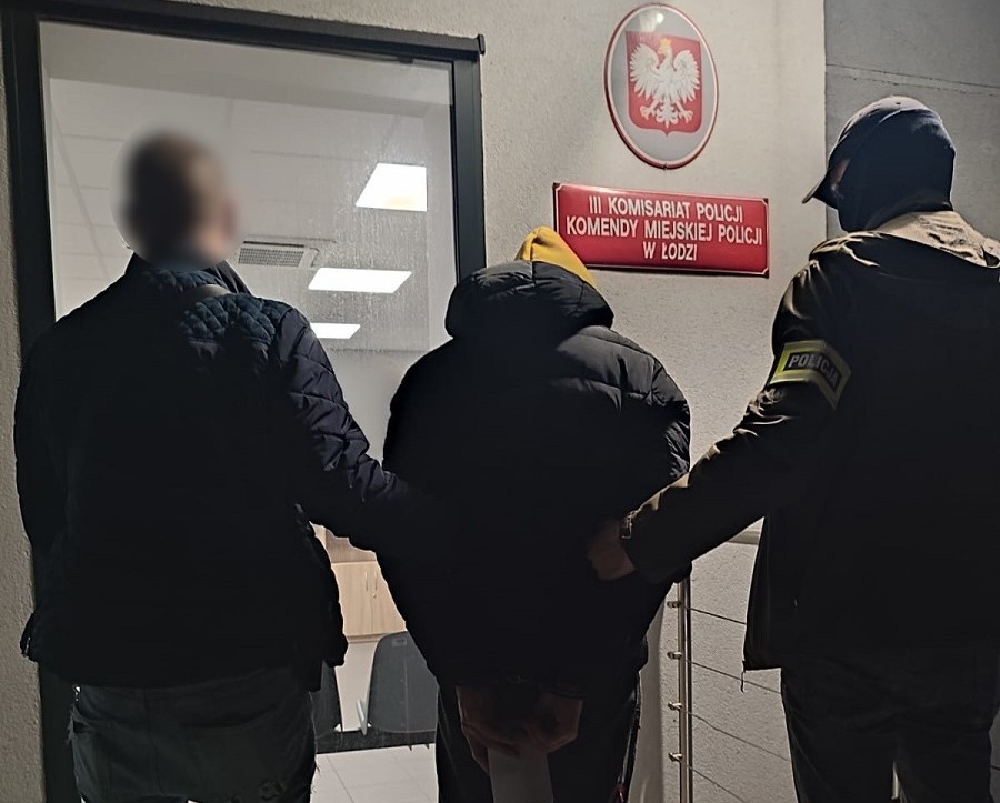 Łódzcy policjanci zatrzymali taksówkowego złodzieja. Usłyszał 33 zarzuty