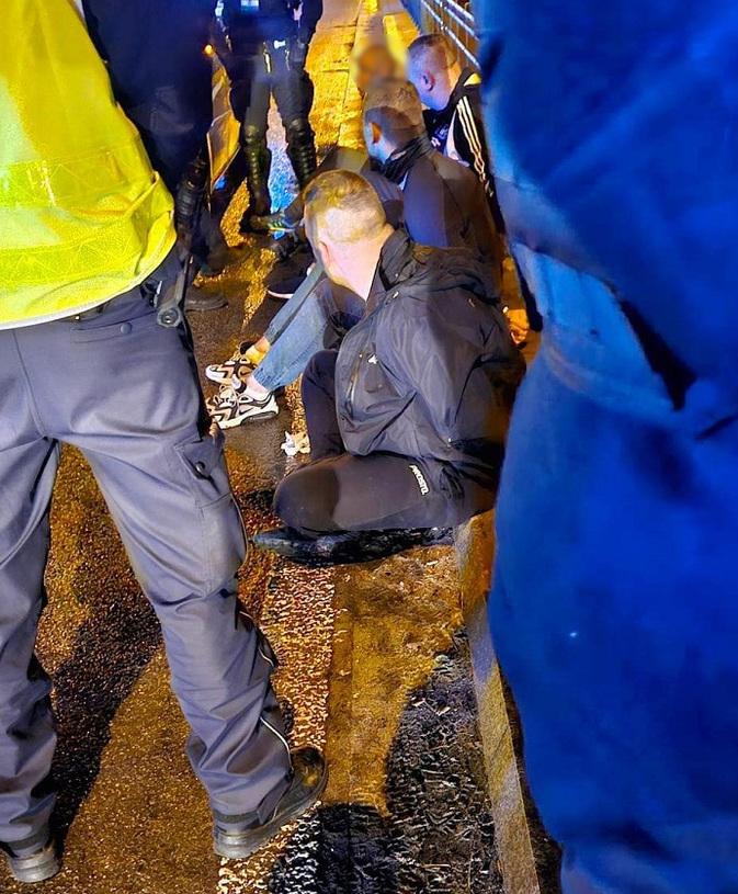 Policjanci z Łodzi zatrzymali pseudokibiców Śląska Wrocław
