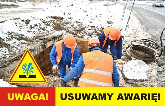 Awaria wodociągowa na Rudzkiej 53. Autobusy kursują objazdem 1 awaria wodociągowa na Rudzkiej