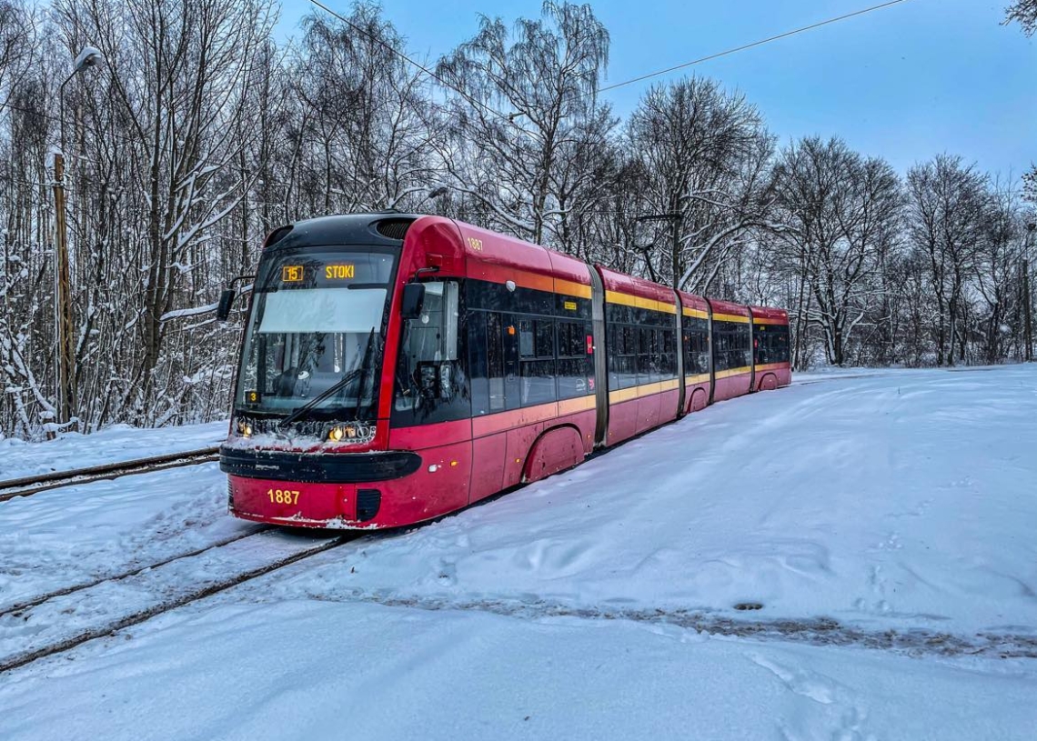 Przez 40 minut tramwaje nie jeździły na Stoki. Linie 12 i 17 kursowały po skróconej trasie