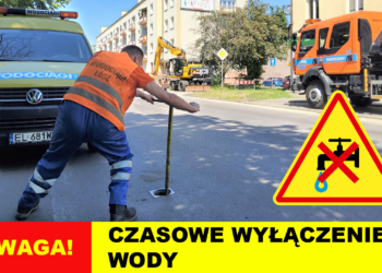 Radogoszcz Wschód - część bloków bez wody. ZWiK usuwa awarię wodociągową 2 Radogoszcz Wschód